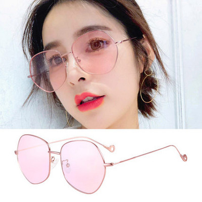 Ochelari de soare transparenți moderni de damă în trei culori