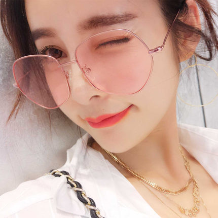 Ochelari de soare transparenți moderni de damă în trei culori