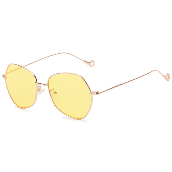 Ochelari de soare transparenți moderni de damă în trei culori