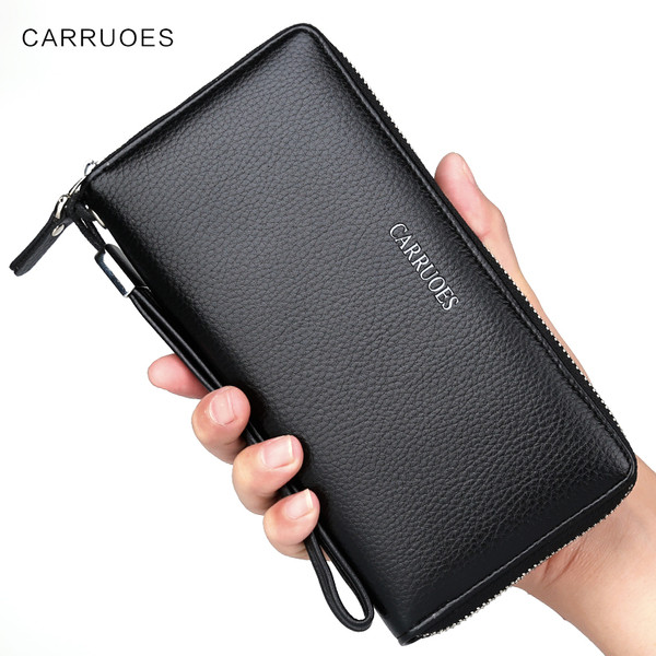 Portofel barbatesc modern din piele ecologica in trei culori