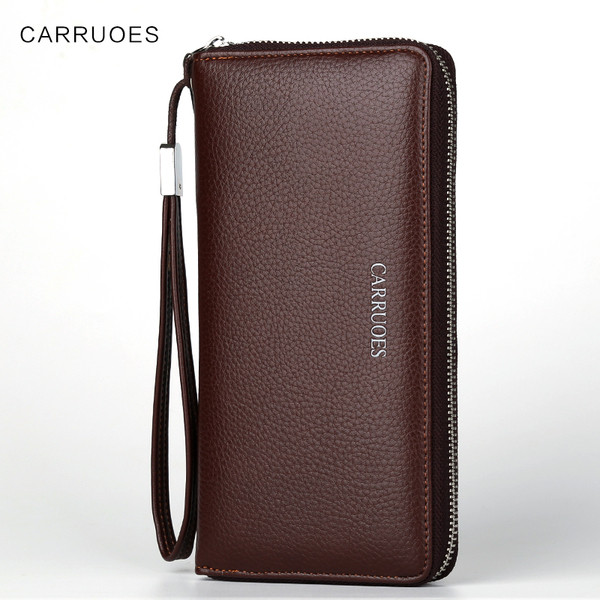 Portofel barbatesc modern din piele ecologica in trei culori