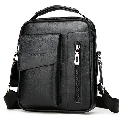 Мъжка ежедневна чанта с външен джоб