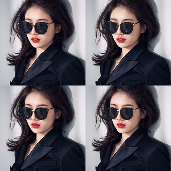 Ochelari de soare moderni pentru femei în negru