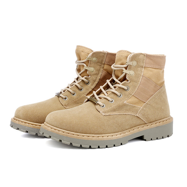 Мъжки ботуши с груба подметка в два цвята