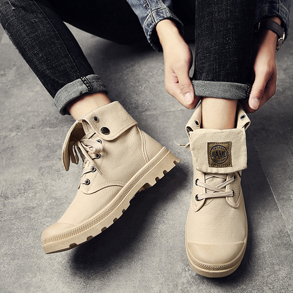 Мъжки ботуши с груба подметка в три цвята