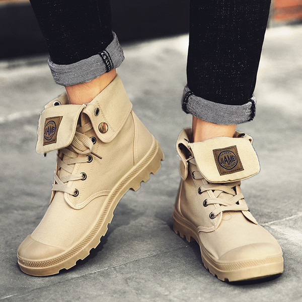 Мъжки ботуши с груба подметка в три цвята