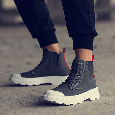 Cizme barbatesti cu sireturi in mai multe culori