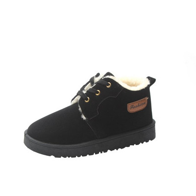 Καθημερινές γυναικείες μπότες με απαλή επένδυση από οικολογικό σουέτ σε διάφορα χρώματα