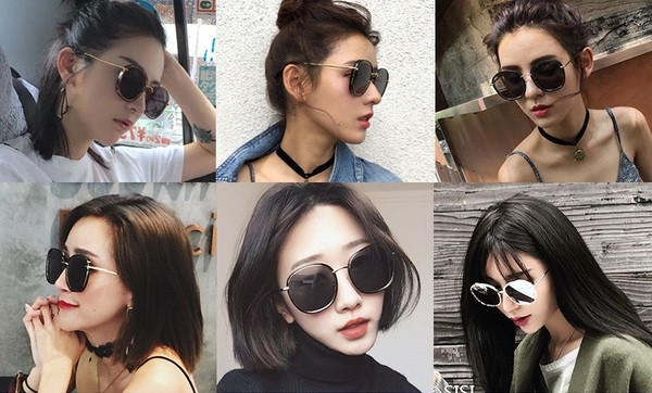 Ochelari de soare casual dama cu rama subtire