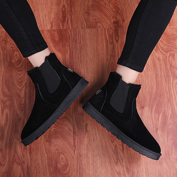 Cizme pentru bărbați cu căptușeală moale în trei culori