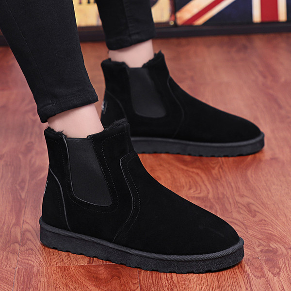 Cizme pentru bărbați cu căptușeală moale în trei culori