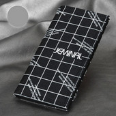 Καθημερινό ανδρικό πορτοφόλι με πολύχρωμες επιγραφές σε διάφορα χρώματα