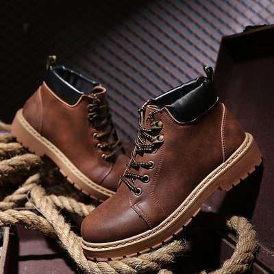 Cizme barbatesti cu talpa aspra in patru culori