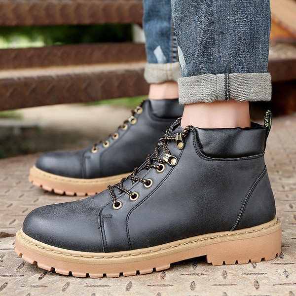 Cizme barbatesti cu talpa aspra in patru culori