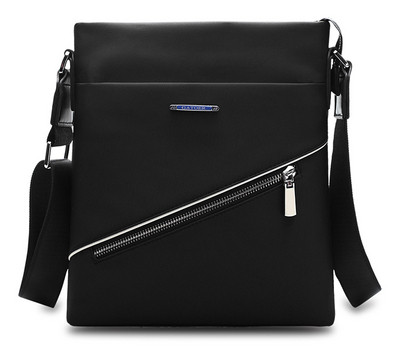 Geantă elegantă pentru bărbați în albastru și negru