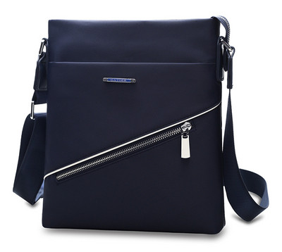 Geantă elegantă pentru bărbați în albastru și negru