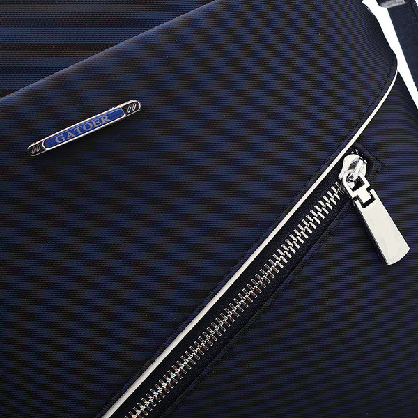 Geantă elegantă pentru bărbați în albastru și negru