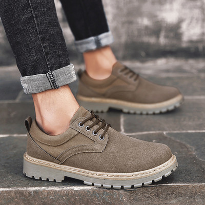 Ανδρικές χειμωνιάτικες μπότες με σκληρή σόλα σε τρία χρώματα