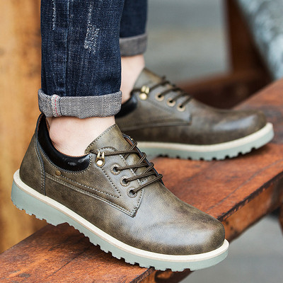 Мъжки зимни обувки с груба подметка в няколко цвята