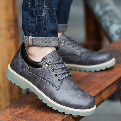 Мъжки зимни обувки с груба подметка в няколко цвята