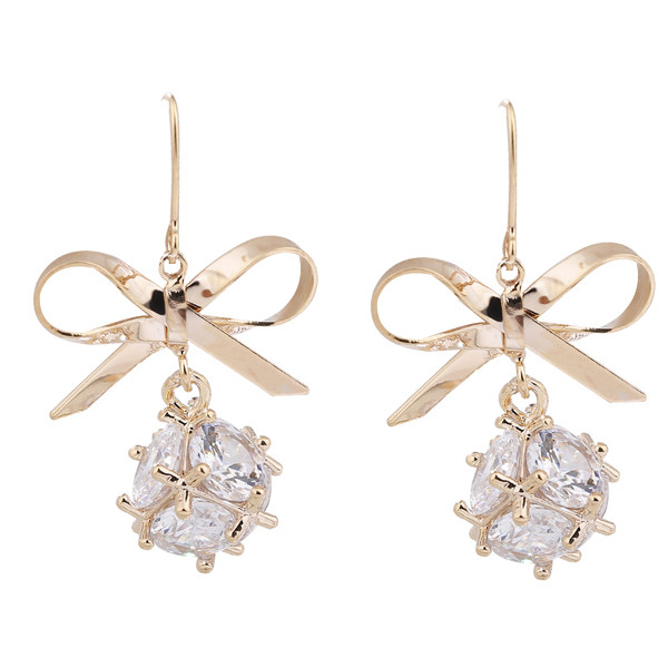 Γυναικεία casual σκουλαρίκια με κορδέλα