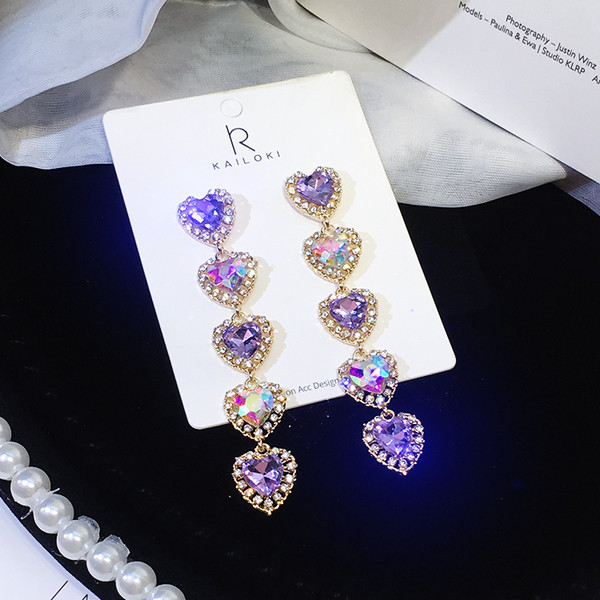 Cercei eleganti de dama cu pietre decorative