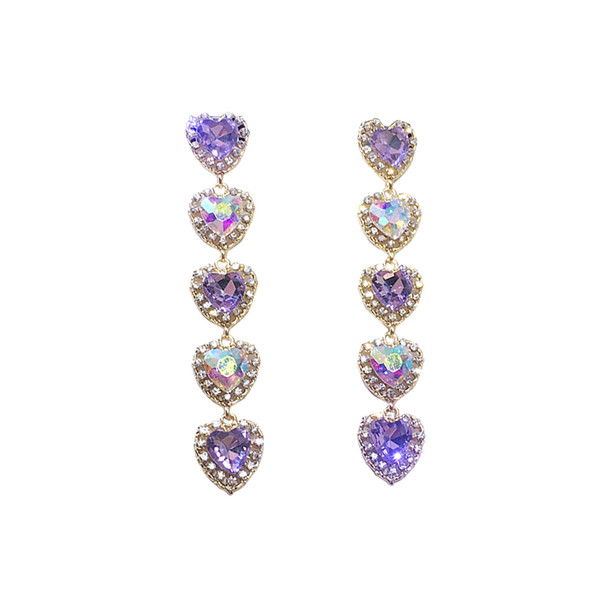 Cercei eleganti de dama cu pietre decorative