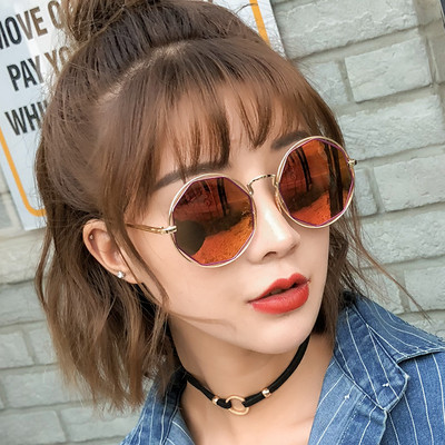Небрежни кръгли дамски слънчеви очила в четири цвята