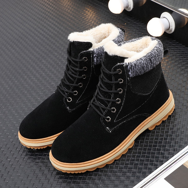 Cizme pentru bărbați cu căptușeală moale în trei culori