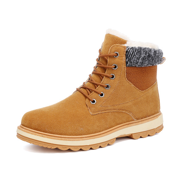 Cizme pentru bărbați cu căptușeală moale în trei culori