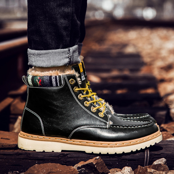 Cizme de barbati cu captuseala moale in mai multe culori