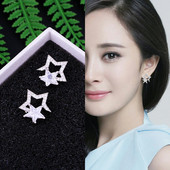 Дамски ежедневни обеци с декоративни камъни в два модела