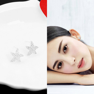 Дамски ежедневни обеци с декоративни камъни в два модела