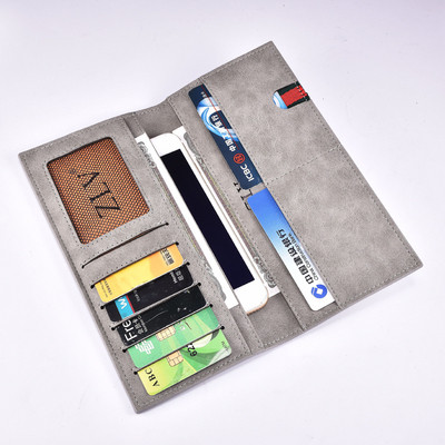 Стилен мъжки портфейл от еко кожа в няколко цвята 