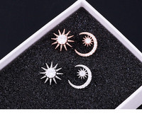 Női fülbevaló két modellben, díszkövekkel