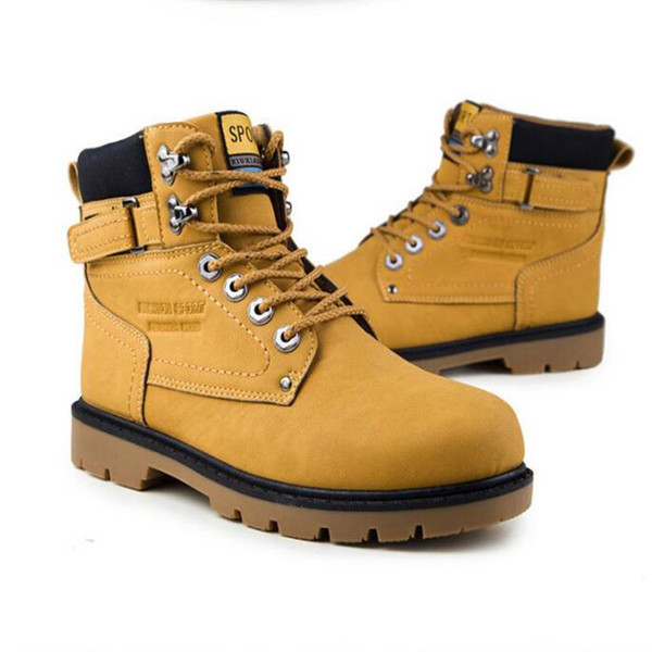 Ανδρικές μπότες σε τρία χρώματα με σκληρή σόλα