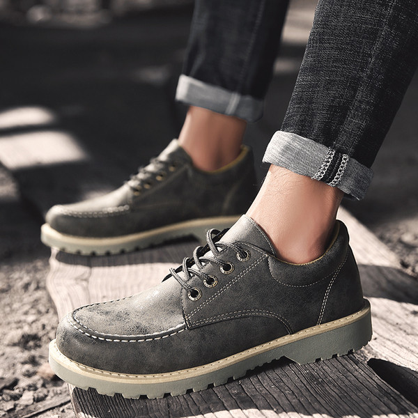 Durva talpú férfi téli cipő három színben