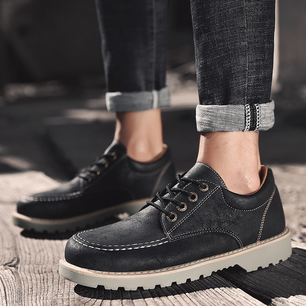 Durva talpú férfi téli cipő három színben