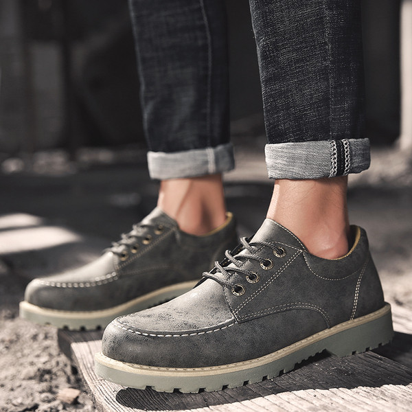 Durva talpú férfi téli cipő három színben