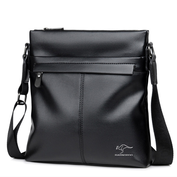 Geanta de barbati curata in doua culori cu portofel