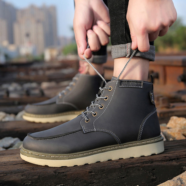 Cizme barbatesti pentru iarna in trei culori