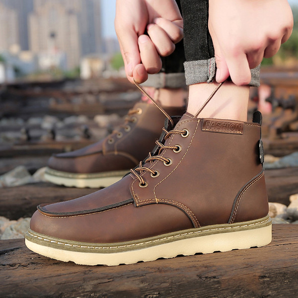 Cizme barbatesti pentru iarna in trei culori