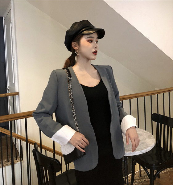 Geaca de dama moderna fara nasturi in doua culori