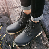 Мъжки ботуши с мека подплата в два цвята