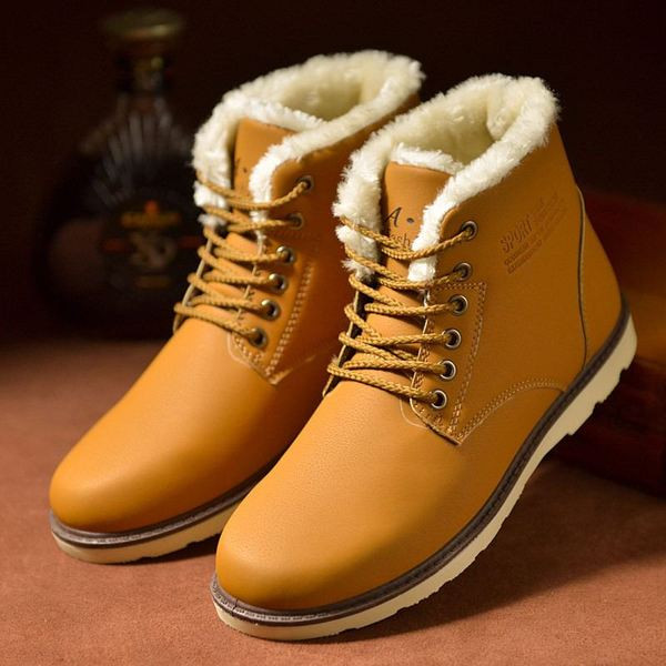 Мъжки ботуши с мека подплата в два цвята