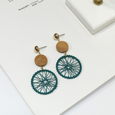 Дамски ежедневни обеци в три цвята