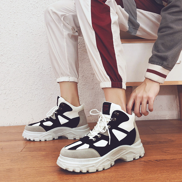 Pantofi de iarna barbatesti cu talpa aspra in mai multe culori