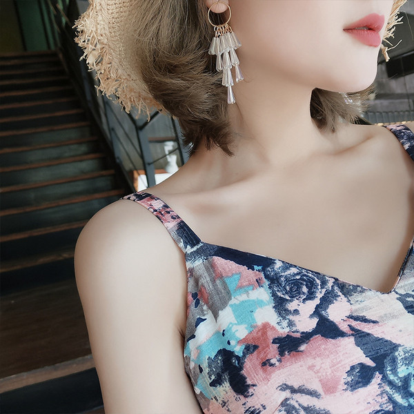 Cercei casual dama de culoare deschisa