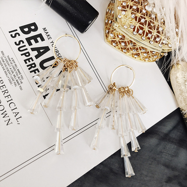 Cercei casual dama de culoare deschisa