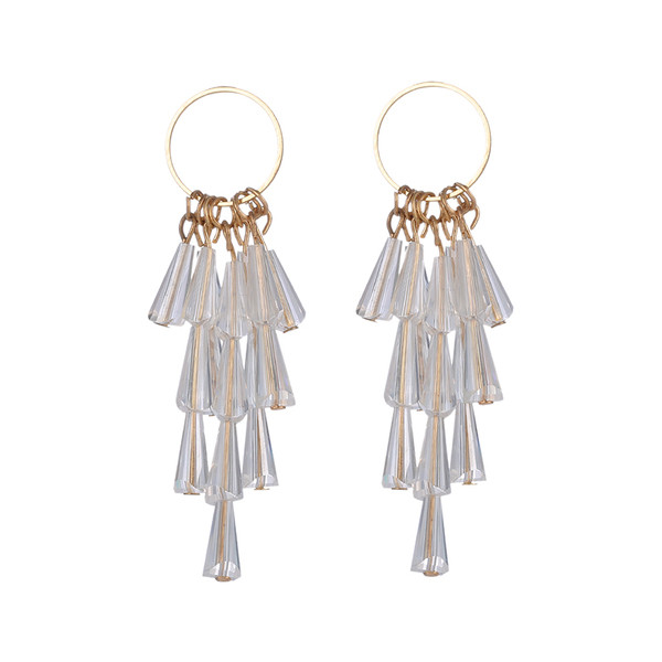 Cercei casual dama de culoare deschisa